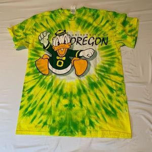 University of Oregon tie dye glidan shirt size medium